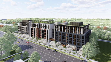 Kerrisdale - arial view renderings