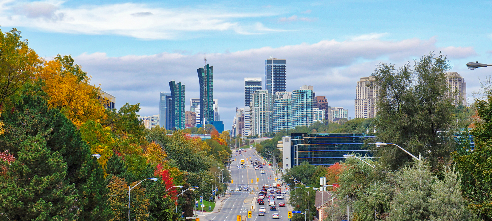 Toronto, Panoramic View of city of North York