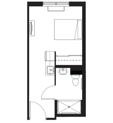Brampton_IL_Studio_Bed
