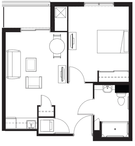 Brampton_IL_One_Bed