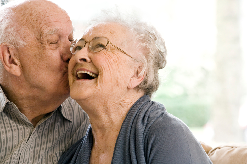Image for Conversations Article Love at every age. Senior couple at Amica residence.