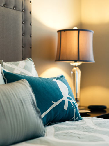 Bedroom suite - Mobile Hero Banner. Amica Senior Lifestyles.