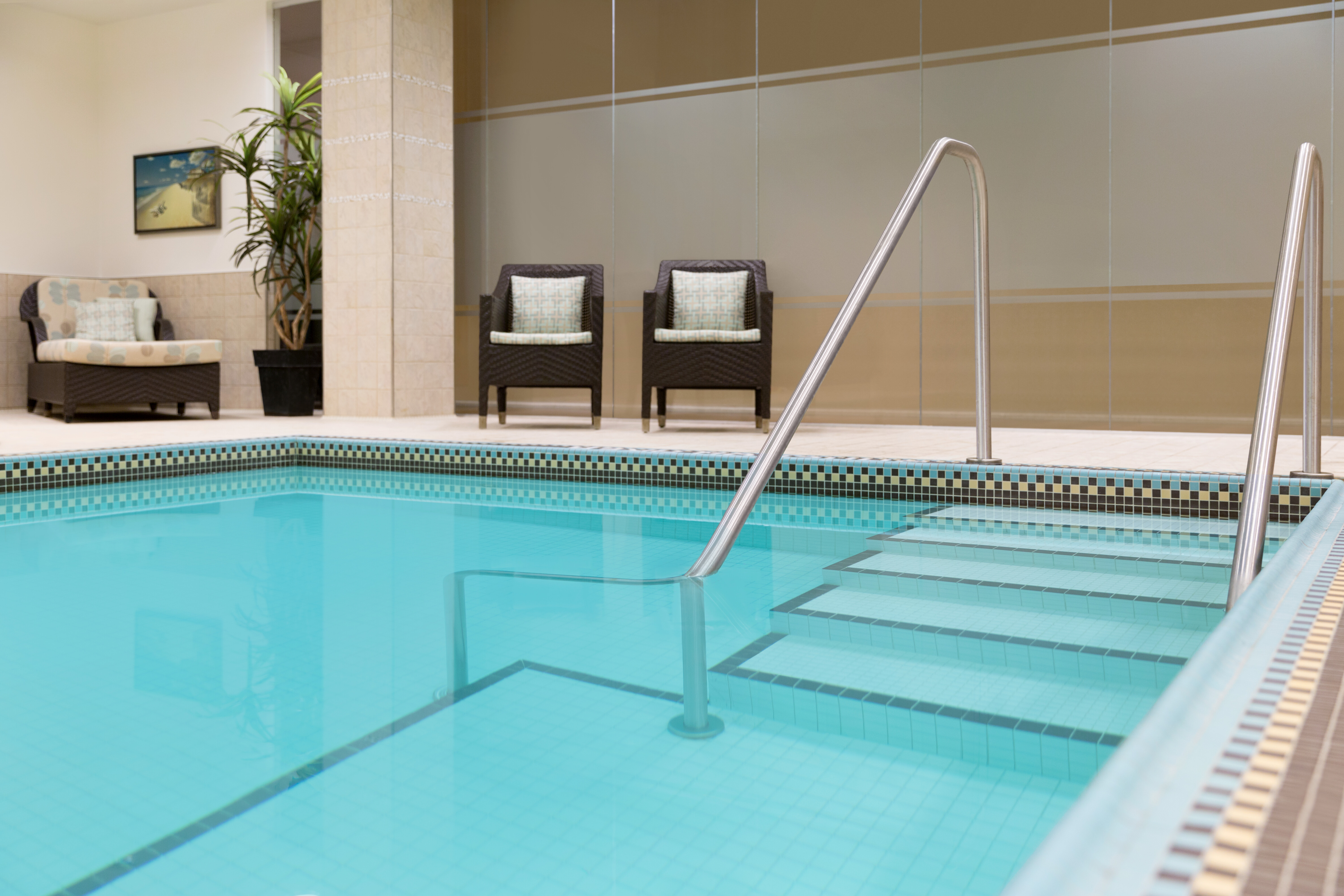 Indoor swimming pool at Amica On The Avenue
