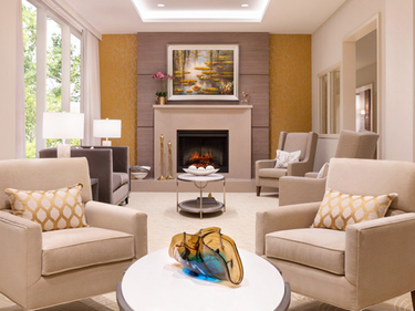 Amica Swan Lake - Fireplace Lounge