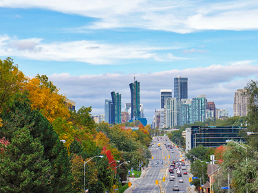 Toronto, Panoramic View of city of North York