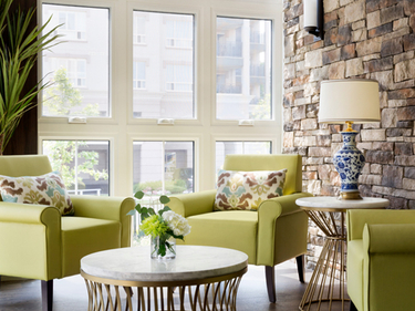 Memory Care lounge at Amica Dundas